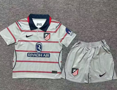 2627 AT Madrid Away kids Soccer Jersey